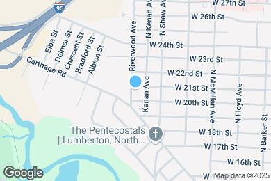 Map image of the property - 703 W 21st St