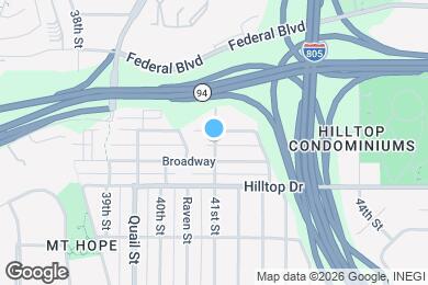 Map image of the property - 1022 41st St