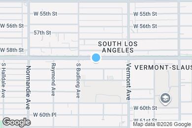 Map image of the property - 1117-1119 W. 58th Pl.