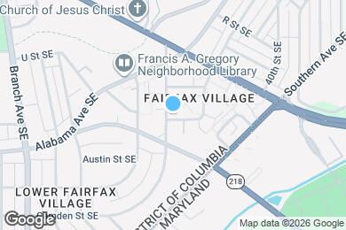 Map image of the property - 3800 W St SE