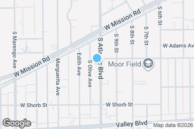 Map image of the property - 911 S Atlantic Blvd