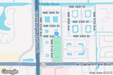 Map image of the property - 5061 W Oakland Park Blvd