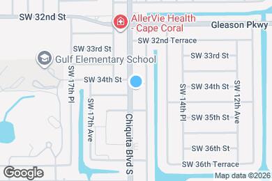 Map image of the property - 3411 Chiquita Blvd S