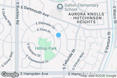 Map image of the property - 17490 E Eldorado Cir
