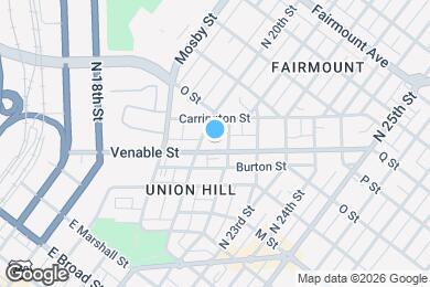 Map image of the property - 2114 Venable St