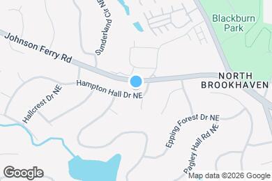 Map image of the property - 1360 Hampton Hall Dr NE