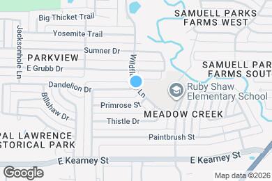 Map image of the property - 1130 Dandelion Dr