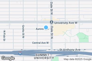 Map image of the property - 640 Aurora Ave