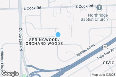 Map image of the property - 6924 Raintree Rd