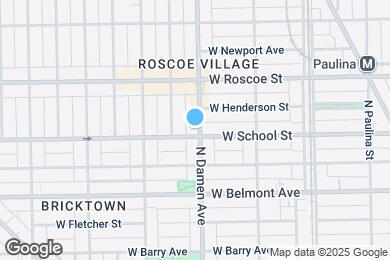 Map image of the property - 3306 N Damen Ave