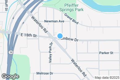 Map image of the property - 921 Rainbow Dr