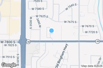 Map image of the property - 7747 S Briar Dr