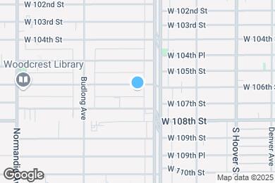 Map image of the property - 1024 W 106th St