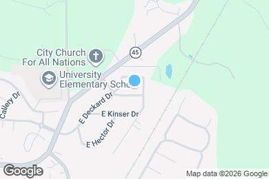 Map image of the property - 4435 E Etter Dr