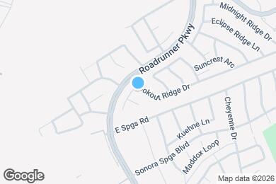 Map image of the property - 2712 Lookout Ridge Dr