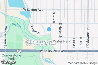 Map image of the property - 4995 S Inca Dr