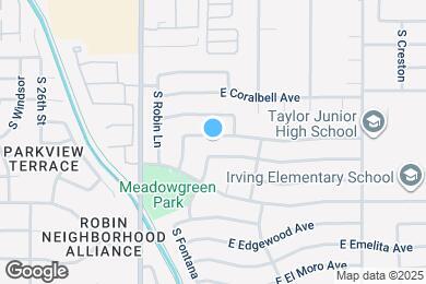 Map image of the property - 2913 E Dolphin Ave