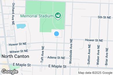 Map image of the property - 319 Pershing Ave NE