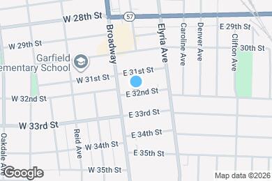 Map image of the property - 119 E 32nd St