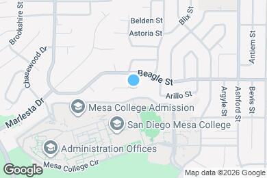 Map image of the property - 7123 Arillo St