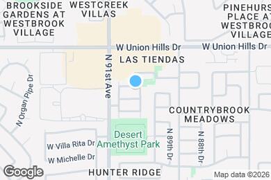 Map image of the property - 9021 W Bluefield Ave