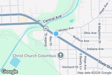 Map image of the property - 1531 1/2 State St