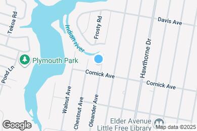 Map image of the property - 1325 Oleander Ave