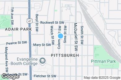 Map image of the property - 916 Coleman St SW