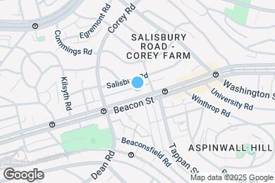 Map image of the property - 1726 Beacon St