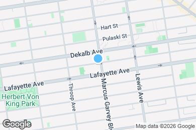 Map image of the property - Spacious 2 Bed 1.5 Bath DUPLEX in Bed Stuy