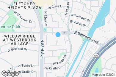 Map image of the property - Sonoma Ridge Apartments