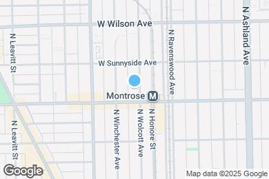 Map image of the property - 4416 N Wolcott Ave