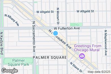 Map image of the property - 2835 W Medill Ave
