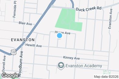 Map image of the property - 3324 Spokane Ave