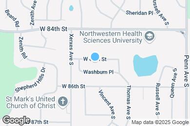 Map image of the property - 2911 W 85th St