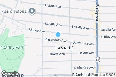 Map image of the property - 130 Dartmouth Ave