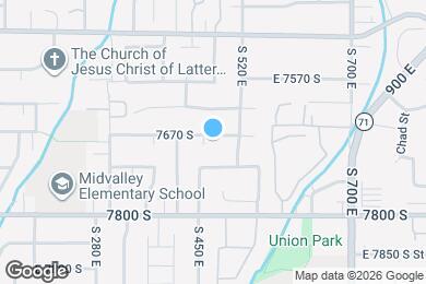 Map image of the property - 472 7670 S