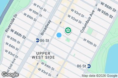 Map image of the property - 171 W 88th St