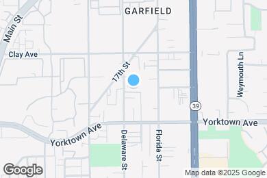 Map image of the property - 2626 Delaware St