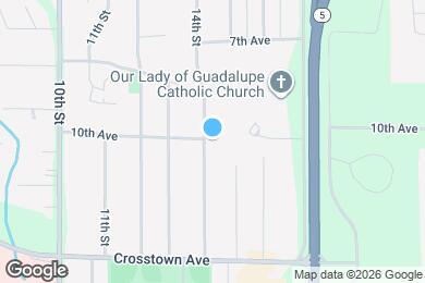 Map image of the property - 1001 14th St