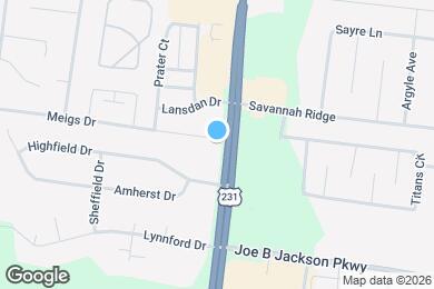 Map image of the property - 105 Meigs Dr