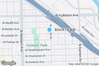Map image of the property - 2300 N Leavitt St