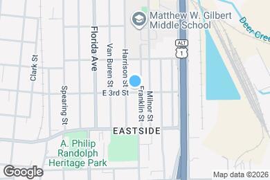 Map image of the property - 1157 E 3rd St