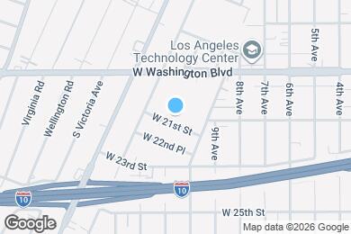 Map image of the property - 4041 1/2 W 21st St