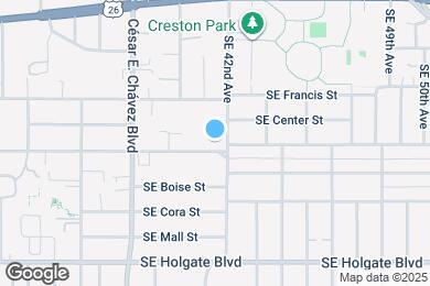 Map image of the property - 4115 SE Gladstone St