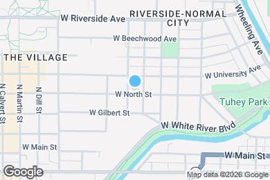 Map image of the property - 1110 W North St