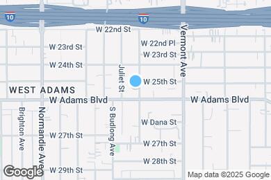 Map image of the property - 2515 S Catalina St