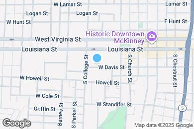 Map image of the property - 512 W Davis St