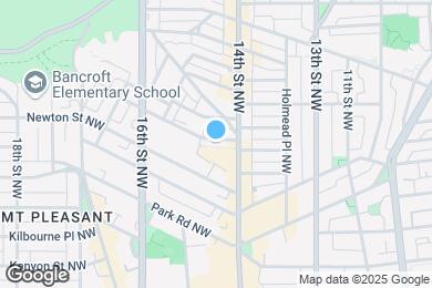 Map image of the property - 1428 Meridian Pl NW