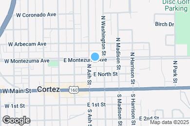 Map image of the property - 219 E Montezuma Ave